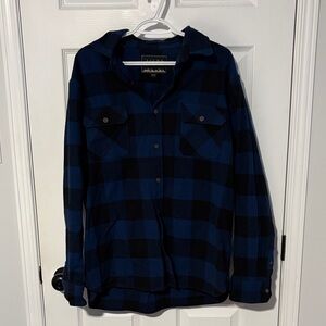 Jachs New York Navy and Black Checkered Shirt